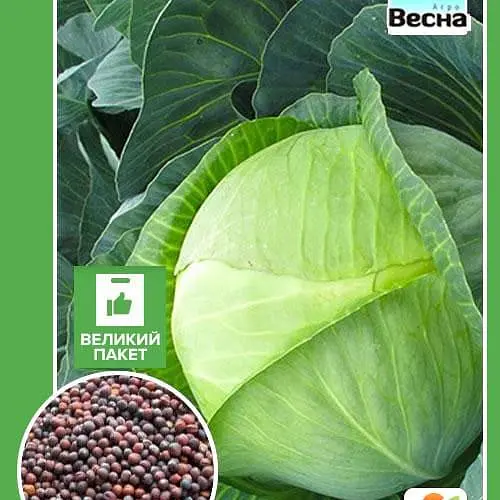 Капуста "Зимівля 1474" (Великий пакет) ТМ "Весна" 2,5г (47405) - фото 1