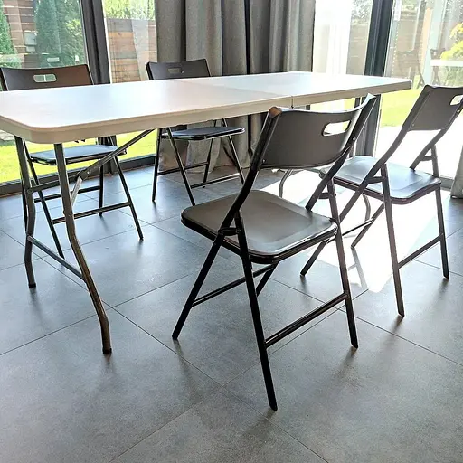 Складной стул 46х42.5х86 см черный SW-00001611 - фото 6