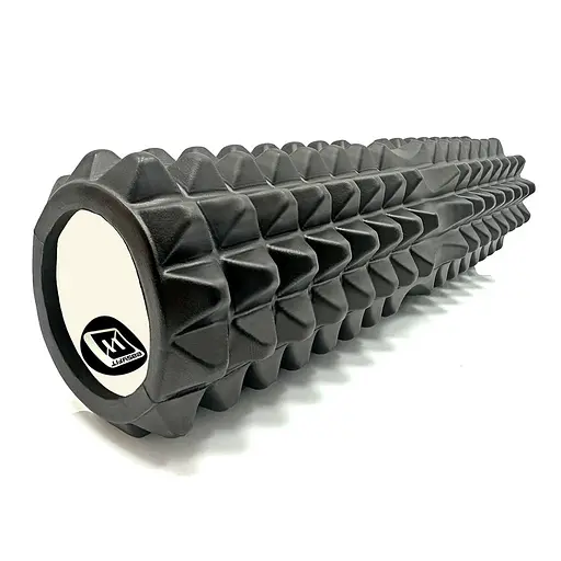 Масажний ролик EasyFit Grid Roller 45 см v.2.2 Чорний (EF-2028-BK) - фото 1