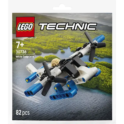 Конструктор LEGO Technic Белый гидроплан 82 детали (30736) - фото 1