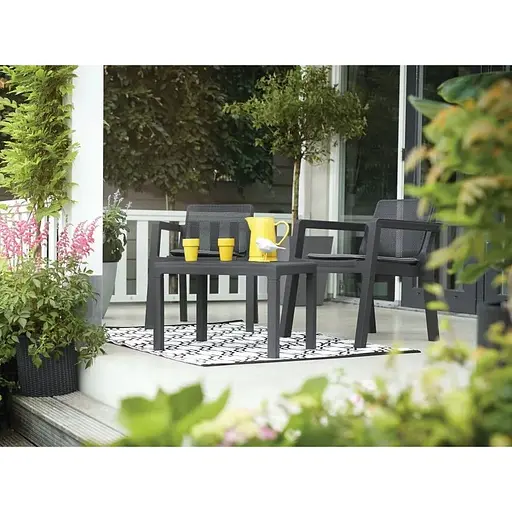 Набір меблів Keter Emily Balcony set з подушками графіт - фото 4