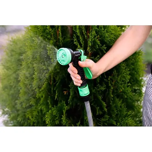 Пистолет для поливки пластиковый Presto-PS насадка на шланг (2109) 10 шт. - фото 2