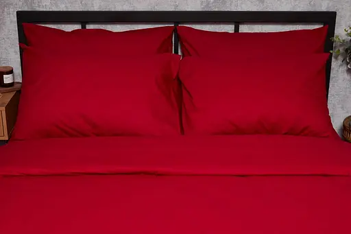 Комплект постельного белья Moon&Star Бязь Gold Люкс Cherry Red семейный 160х220х2 наволочки 2х50х70 - фото 3