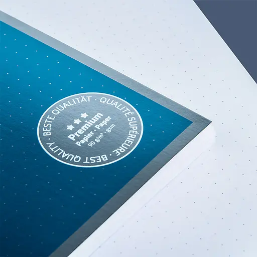 Коледж-блок Brunnen А5 Premium крапка 80 аркушів металік (10-671 57) - фото 3