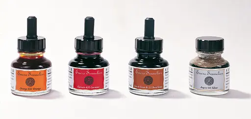 Набір для каліграфії Sennelier, 4 баночки с чорнилом по 30 мл - фото 2