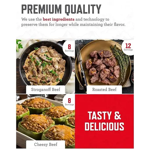 Набор сублимированного мяса Readywise с большим сроком хранения 15 лет 60 порций - фото 6