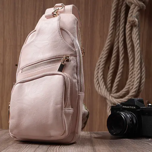 Женская слинг сумка Vintage через плечо из экокожи 16х30х8 см sum0026960 - фото 9