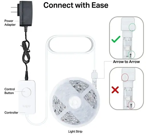 Розумна багатобарвна Wi-Fi стричка TP-LINK TAPO L920-5 - фото 3