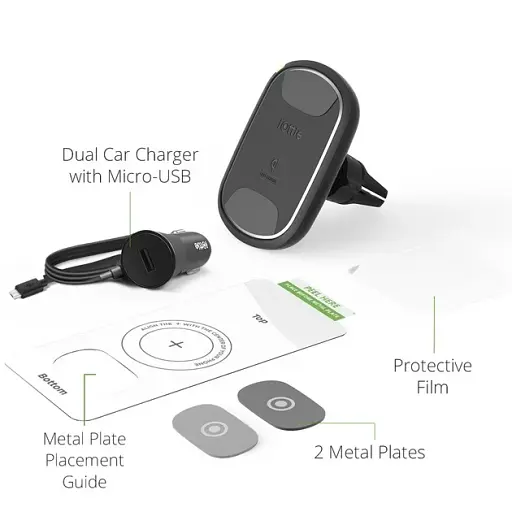 Автодержатель для телефона магнитный iOttie iTap Wireless 2 Fast Charging-t держатель с беспроводной зарядкой - фото 5