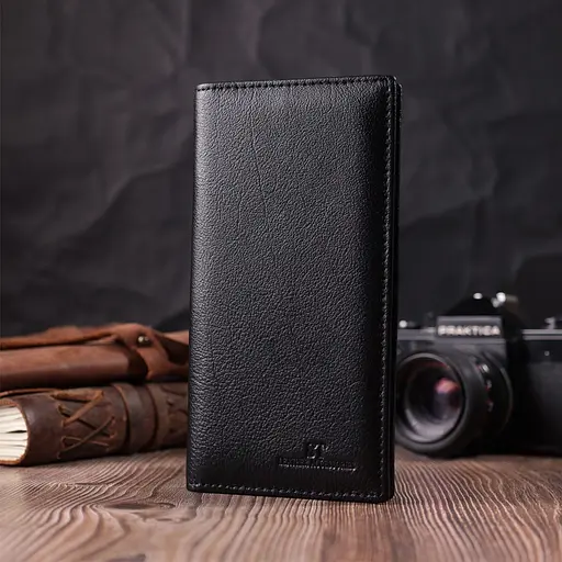 Кожаный женский кошелек ST Leather 9.5х18.5х1.5 см acs0028469 - фото 6