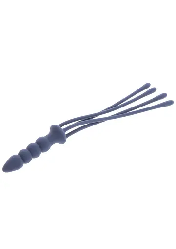 Флогер Taboom Silicone Supreme Whip Plug 38 см (синій) - фото 5