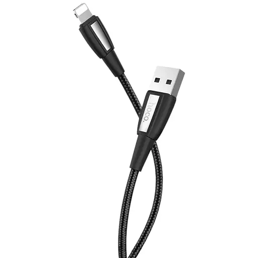 Кабель Hoco Lightning Nylon Titan X39 1 м чорний