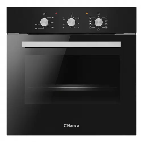 Духовой шкаф электрический Hansa 62 л A конвекция черный - фото 4