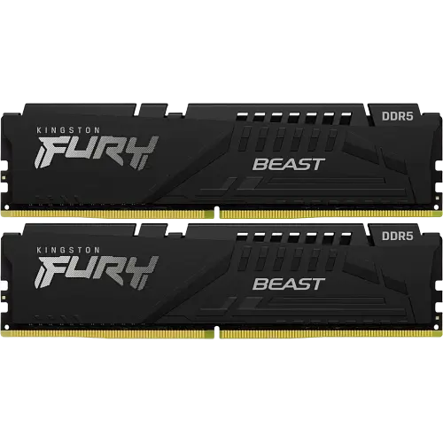 Оперативная память Kingston Fury 32GB (2x16GB) DDR5 5200MHz Beast Black (KF552C36BBEK2-32)