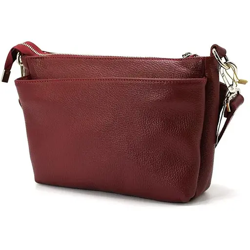 Кожаная женская сумка кросс-боди Virginia Conti 25х18х11 см sum0026332 - фото 1