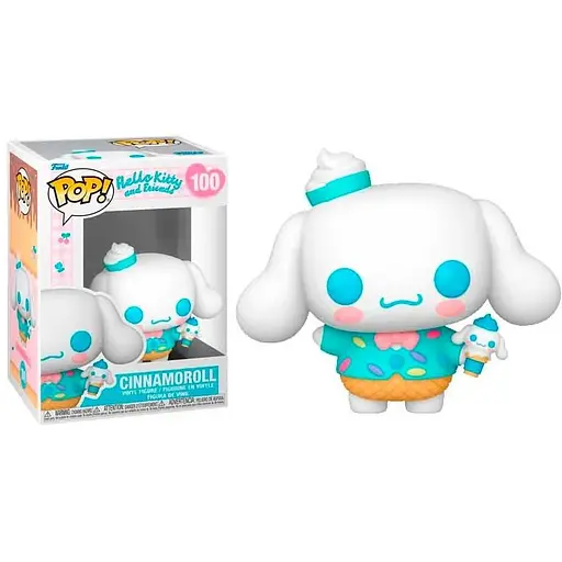 Коллекционная фигурка Funko Pop Хеллоу Китти Синаморол Hello Kitty Cinnamoroll 10 см FP HK C 100 - фото 1