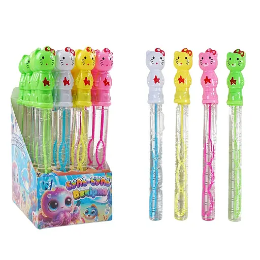 Мильні бульбашки WToys Кішечка, 25 см