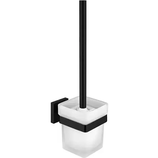 Йоршик для унітазу Rea Erlo 05 black REA-06910, Чорний матовий - фото 1