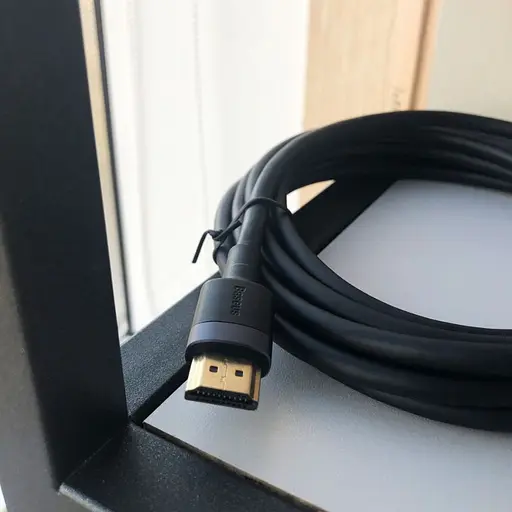 Кабель Baseus Cafule 4KHDMI Male To 4KHDMI Male Adapter Cable 5m Black - фото 5