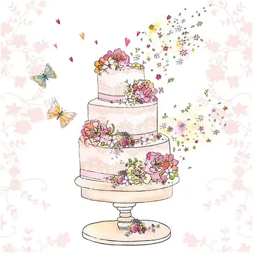 Декупажные салфетки Ambiente Свадебный торт 20 шт. - фото 1