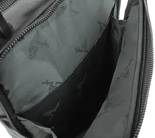 Мужская кожаная сумка, барсетка черная Mykhail Ikhtyar sum0028763 - фото 7