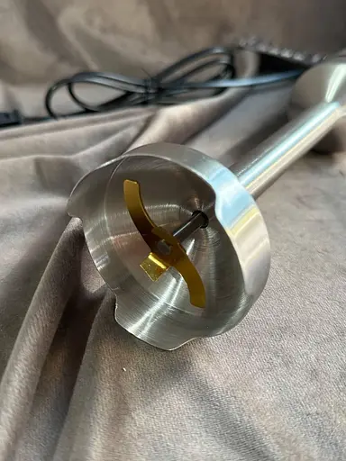 Заглибний портативний блендер HM-8046 нержавіюча сталь 1000 Вт Сірий з Чорним - фото 7