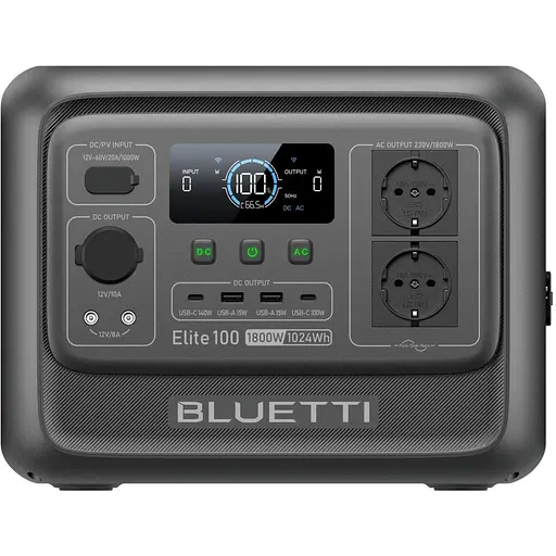 Зарядна станція Bluetti Elite 100 V2, 1800 Вт