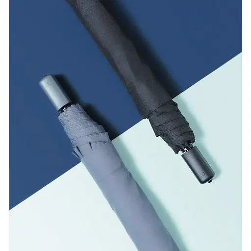 Зонтик RunMi Ninetygo Super Portable Automatic Umbrella (6941413204224) серая - фото 4