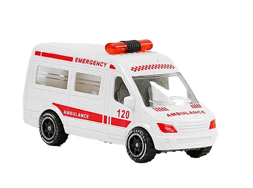 Машина А 01-04 "Спецтехника", инерция, в пакете (6985371110067) Белый - фото 1