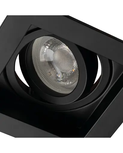 Кільце точкового світильника Kanlux 38365 ARET 1x10W IP20 чорне - фото 2