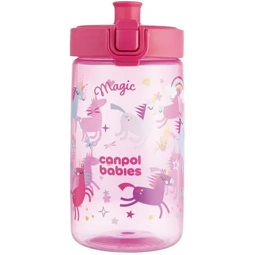 Поильник детский для воды Canpol babies Junior розовый (56/624_pin) - фото 4