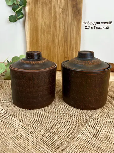 Столовый сервиз керамической (глиняной) посуды для Борща на 6 человек Гладкий - фото 5