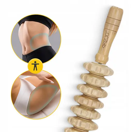 Массажер для тела 4FIZJO ручной, деревянный 4FJ0645 (P-5905973400244) - фото 11