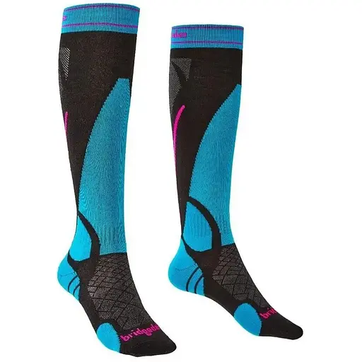 Носки Bridgedale Ski LW Wmn Black/Blue L (1053-710637.007.L)