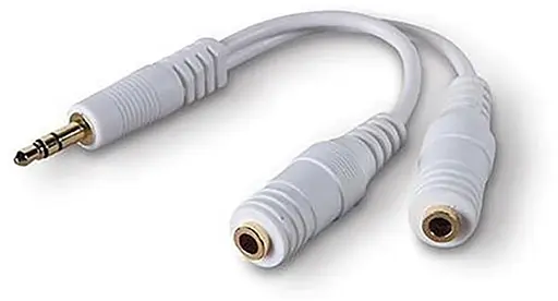 Перехідник адаптер Cablexpert CCA-415W Mini-Jack 3.5 тато 2 x Mini-Jack 3.5 мама - фото 5