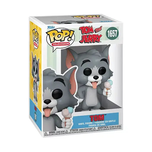 Фігурка Funko Pop Фанко Поп Том і Джеррі Том Tom & Jerry Tom 10 см FP TJ T 1657 - фото 3