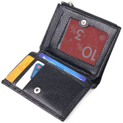 Кожаный кошелек Canpellini 9.7х11.5х1.5 см acs0025179 - фото 3