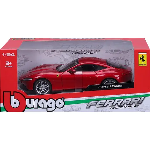 Автомодель Bburago Ferrari Roma 1:24 Metallic Red (18-26029) [119124] - фото 4
