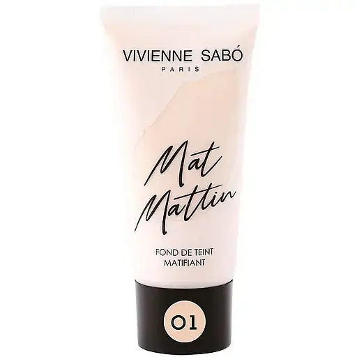 Тональный крем для лица Vivienne Sabo Mat Mattin тон 01, 25 мл  - фото 1