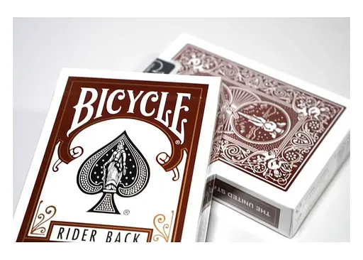 Карты игральные United States Playing Card Company Bicycle Rider Back Brown deck (02309) - фото 3