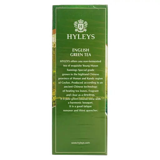 Чай Hyleys English Green 200 г (100 шт. x 2 г) - фото 2