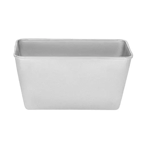 Форма хлібна прямокутна для випічки домашнього хліба цеглинки Л7 алюміній (22х11х11.5 см), Полімет 81364 - фото 1