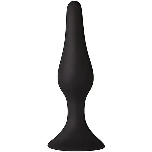 Анальная пробка с присоской Mai Attraction Toys №33 Black