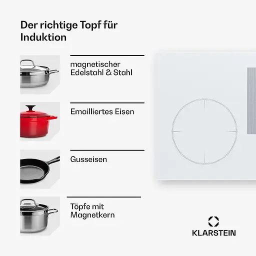 Індукційна варильна поверхня Klarstein Delicatessa 90 Slim Hybrid (10045613) - фото 3