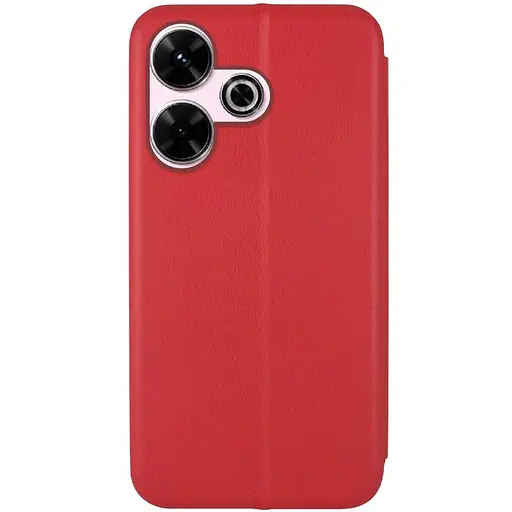 Чохол-книжка Epik шкіряний Classy для Xiaomi Redmi 13 4G/Poco M6 4G Червоний - фото 4