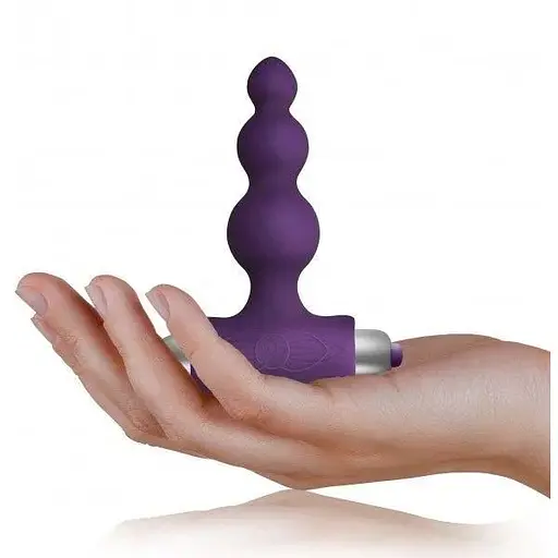 Анальный вибратор Rocks Off Petite Sensations Bubbles Purple - фото 3
