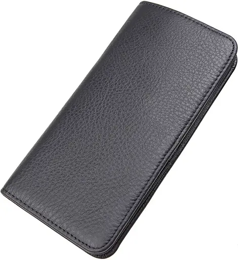 Мужской кожаный кошелек Vintage 9х18 см acs0015347 - фото 1