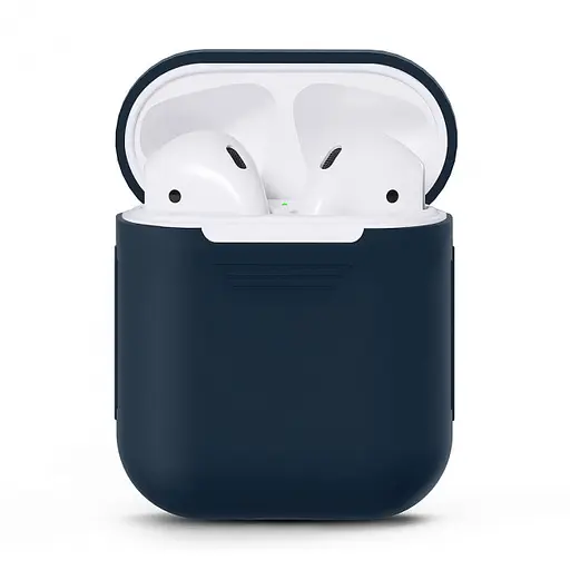 Чохол для навушників MAKE Apple AirPods 1/2 Silicone Blue