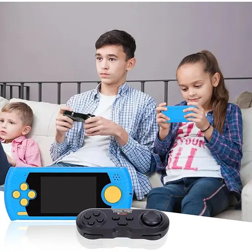 Ручна ігрова консоль LncBoc 3-дюймовий HD-екран Попередньо встановлені 338 класичних ретро-відеоігор з бездротовою рукояткою - фото 7