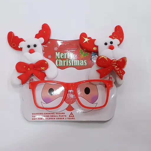 Окуляри новорічні СХ-6 "Олень/Сніговик/Санта/Ведмедик" (6918915615261) Олень Вид 4 - фото 1